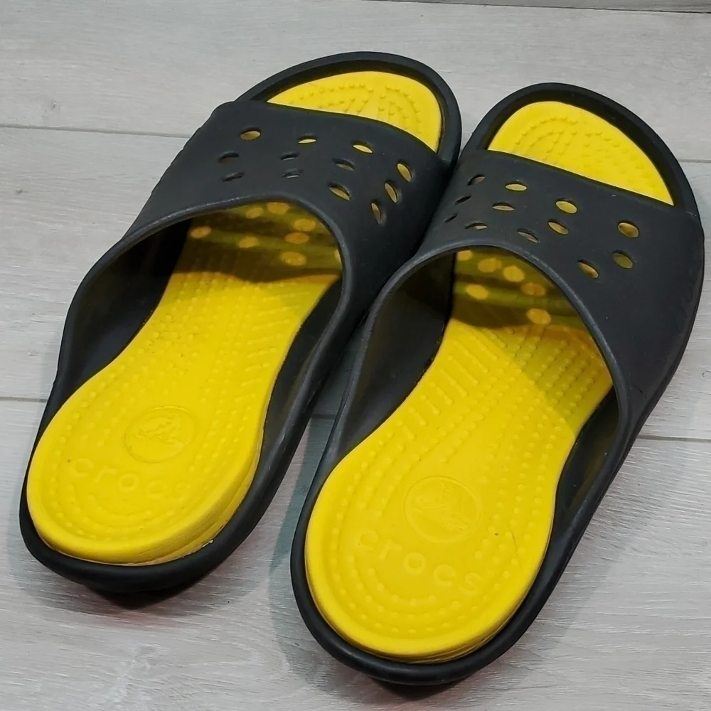 Crocs Mens Outdoor Rubber Sandals Flip flip shoes sz 13